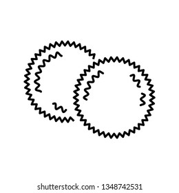 Pom icon, vector