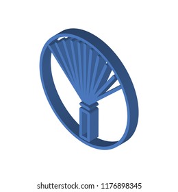 Pom pom isometric left top view 3D icon