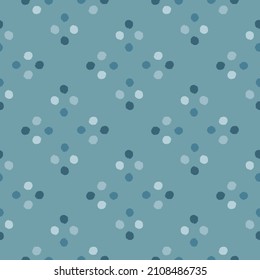 Pom poms of seamless pattern. Hand drawn cute background. Repeated texture in doodle style for fabric, wrapping paper, wallpaper, tissue. Vector illustration.