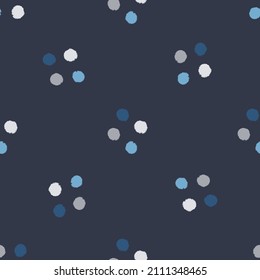 Pom Säulen nahtloser Muster. Handgezeichnet, süßer Hintergrund. Wiederholte Textur im Doodle-Stil für Stoff, Wickelpapier, Tapete, Gewebe. Vektorgrafik.