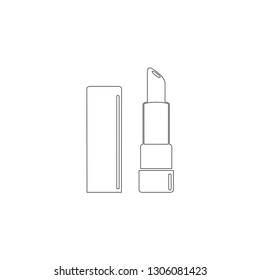 pomade. simple flat vector icon illustration. outline line symbol - editable stroke