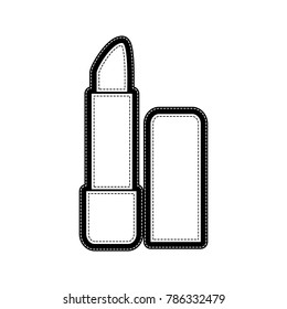 Pomade simple sign. Vector. Flat style black icon on white.