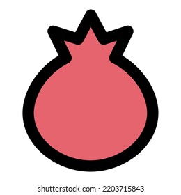 Pomegranate, an edible seeds rich in vitamins.