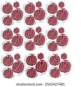 pomegranate fabric print pattern. fashion patterns and more