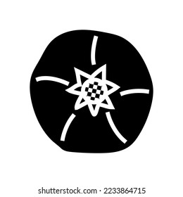 pomegranate food fruit glyph icon vector. pomegranate food fruit sign. isolated symbol illustration