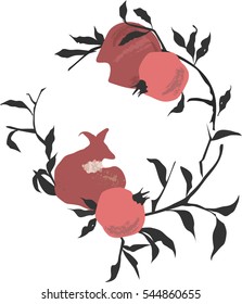 pomegranate frame
