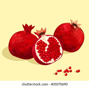 pomegranate fruit