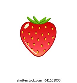 Pomegranate fruit, Isolated object. Logo. Healthy eating. Vitamin food. Vector illustration on a white background.