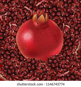 Pomegranate and grain