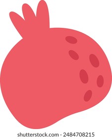 Pomegranate Hand Drawn Vector Illustration