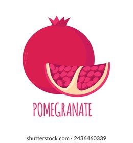 Pomegranate icon clipart avatar logotype isolated vector illustration