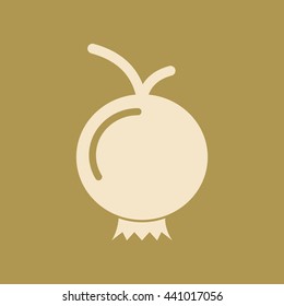 Pomegranate Icon. Eps-10.