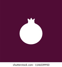 pomegranate icon illustration vector 