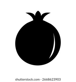 Pomegranate icon Isolated flat vector simple illustration for web and app..eps
