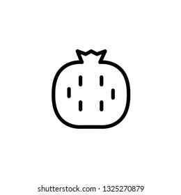 pomegranate icon vector