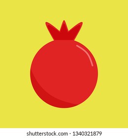 pomegranate icon vector
