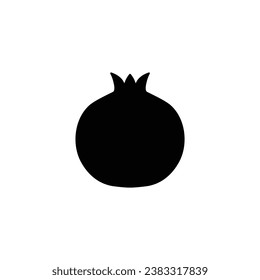 pomegranate icon vector fruit icon