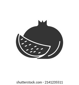 Símbolo de iconos de granada elementos vectoriales para web infográfica
