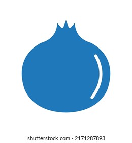 Pomegranate Isolated Vector icon which can easily modify or edit

