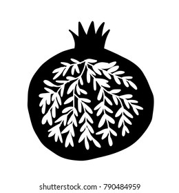 Pomegranate ornate, sketch for your design