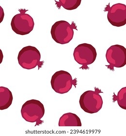 Pomegranate pattern, Happy and sweet New Year Shana Tova with pomegranates and seeds on pomegranate pattern