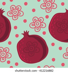 Pomegranate print