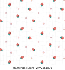 pomegranate seeds on a white background, layout for the substrate, isolate stobrry  pattern