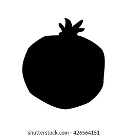 pomegranate silhouette