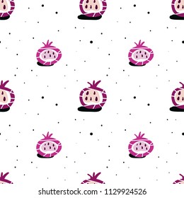 Pomegranate simple pattern