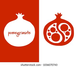 Pomegranate, sketch for your design