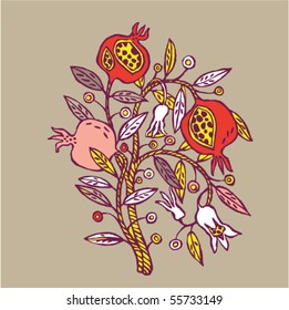 pomegranate tree