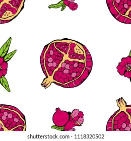 Pomegranate tree plant