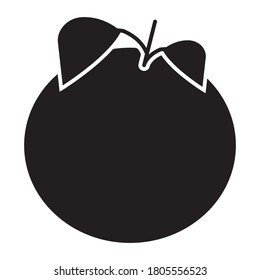 Pomelo or grapefruit flat vector icon for food apps and websites