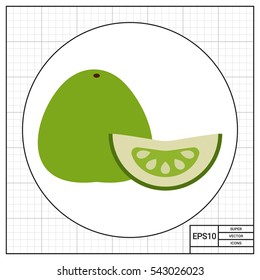 Pomelo and pomelo slice