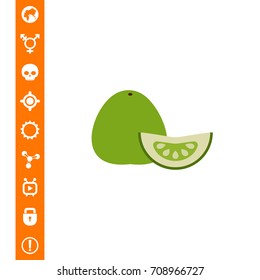 Pomelo and pomelo slice
