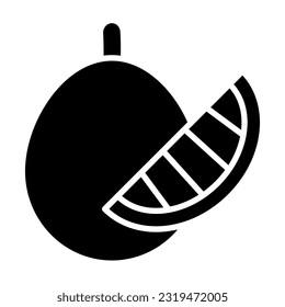 pomelo Vector Glyph Icon For Personal And Commercial Use.
