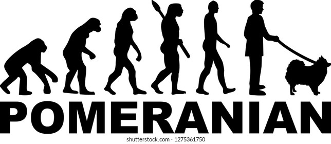 Pomeranian evolution with name