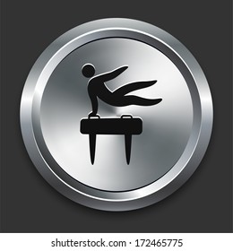 Pommel Icon on Metallic Button Collection