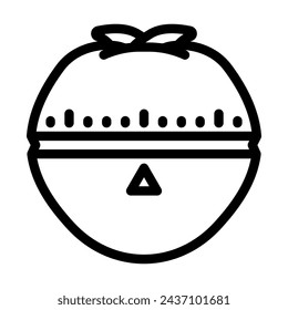 pomodoro technique time management line icon vector. pomodoro technique time management sign. isolated contour symbol black illustration