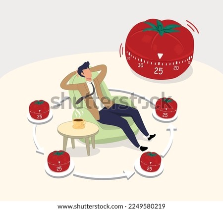 Pomodoro technique. Pomodoro technique time management method