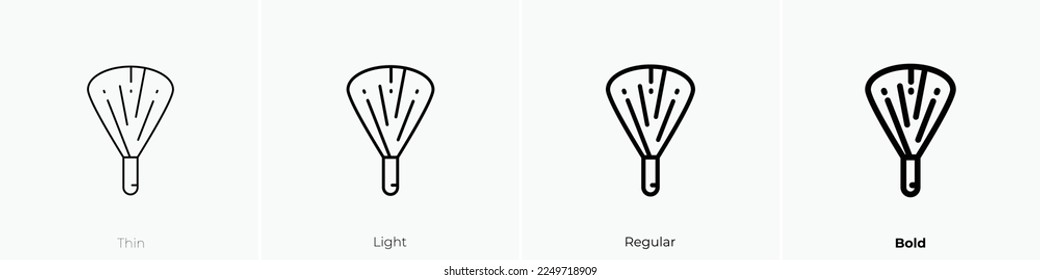 pom-pom icon. Thin, Light Regular And Bold style design isolated on white background