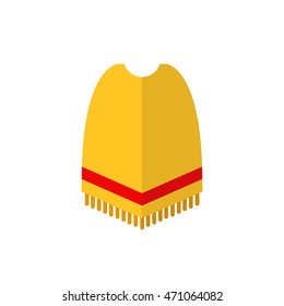 poncho icon. vector illustration