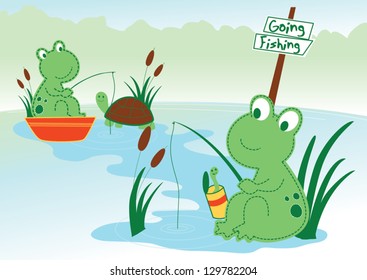 Pond frog