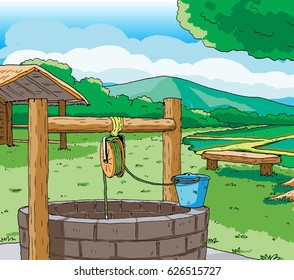 Pond in the garden