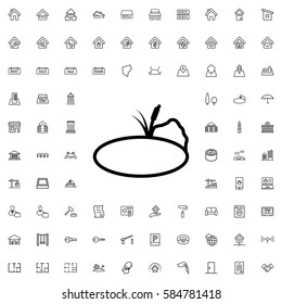 pond icon illustration isolated vector sign symbol. Real Estate icons set.