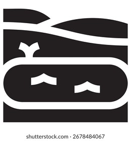 Pond Modern Vector Icon – Minimal Illustration Symbol Template for Web Mobile App UI Design