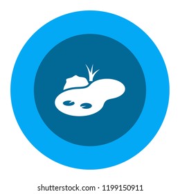 pond vector icon