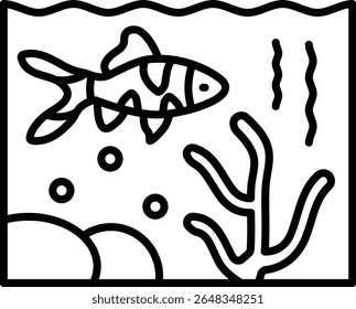 Pond vector icon. Can be used for printing, mobile and web applications.