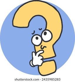Pondering Punctuation The Curious Question Mark. Ideal addition to educational materials, humorous content.