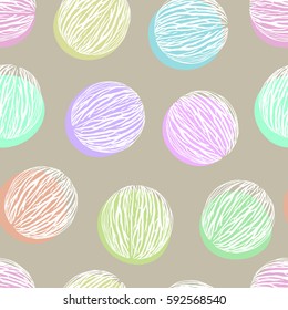 Pong pong seed with seamless background.
